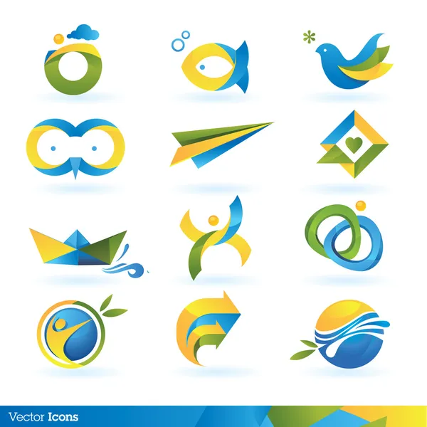 Elementos de diseño iconos — Vector de stock