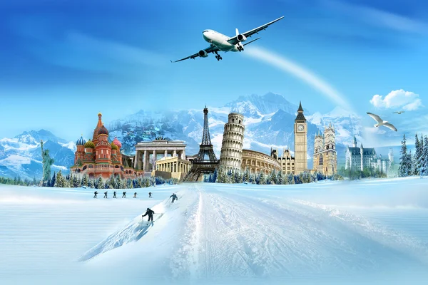 Viajes - temporada de invierno — Foto de Stock