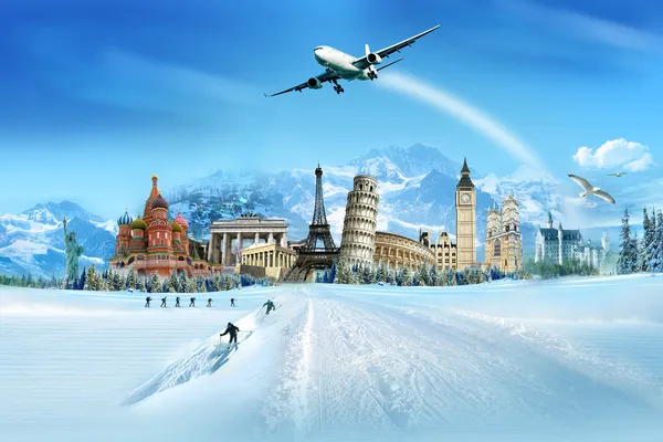 Viajes - temporada de invierno — Foto de Stock
