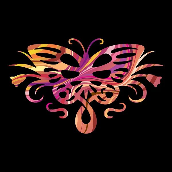 Duhový motýlek — Stockový vektor