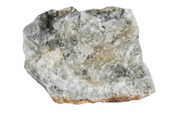L'échantillon de minerai aurifère sulfuré à quartz — Photo
