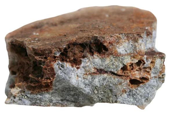 La muestra de mineral de oro sulfídico de cuarzo —  Fotos de Stock
