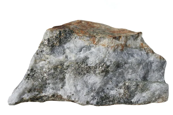 석 영 sulphidic 금 방위 광 석의 샘플 — 스톡 사진