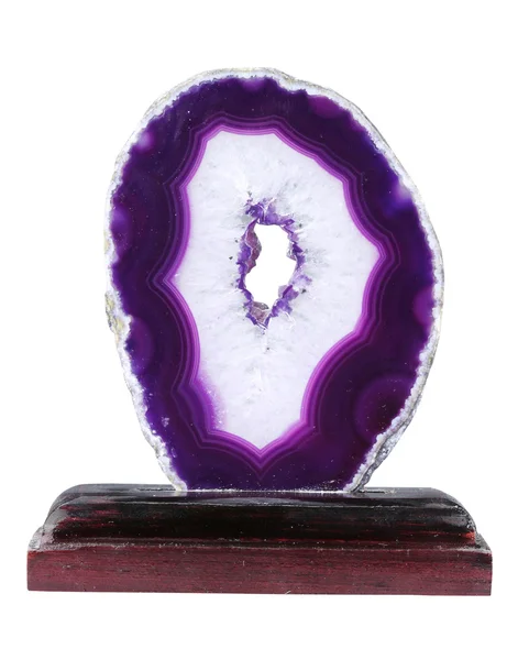 不同的矿物石英紫水晶 — 图库照片