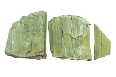 Crystal green actinolite clipart