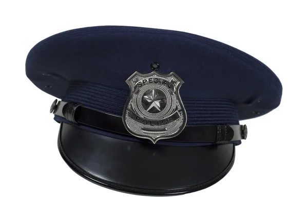Polizeiabzeichen-Mütze — Stockfoto