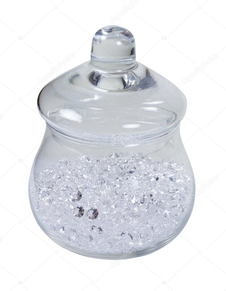 Apothecary Jar Full of Diamonds