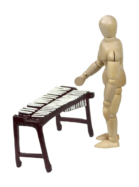 Playing Marimba — Stock Photo, Image