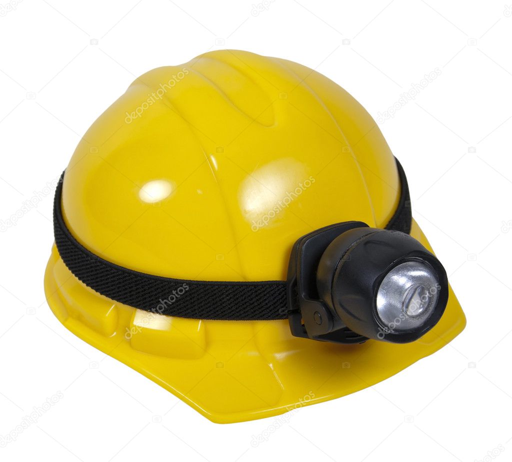 Hard Hat With Lamp