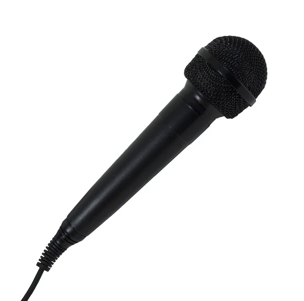 Audio Microphone at an Angle — Stock Photo, Image