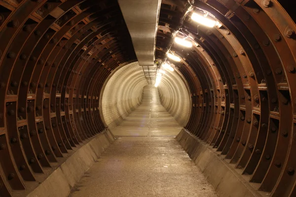 Greenwich túnel do pé, Londres . — Fotografia de Stock