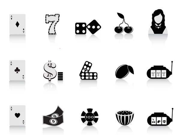 Icono de juego negro — Archivo Imágenes Vectoriales