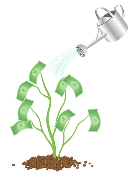 Cultiver l'argent — Image vectorielle