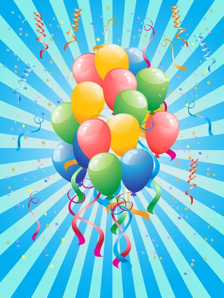 Party Balloons — Stock Vector