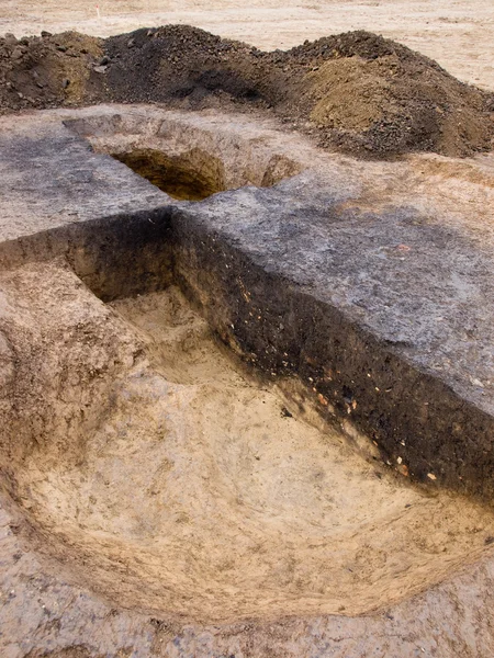Arkeolojik kazı sitesi — Stok fotoğraf