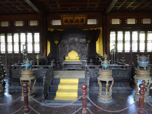 Decoração do antigo palácio real chinês — Fotografia de Stock