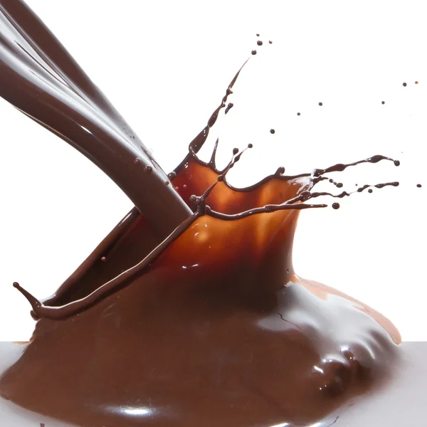 浇注巧克力 — 图库照片