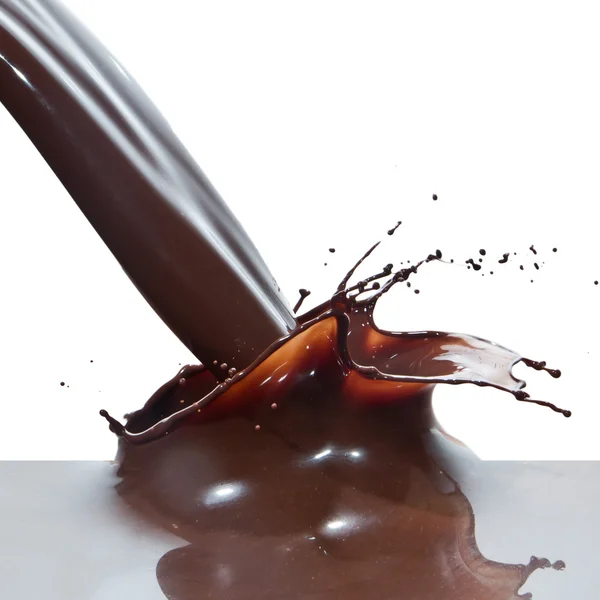การเทช็อคโกแลต — ภาพถ่ายสต็อก