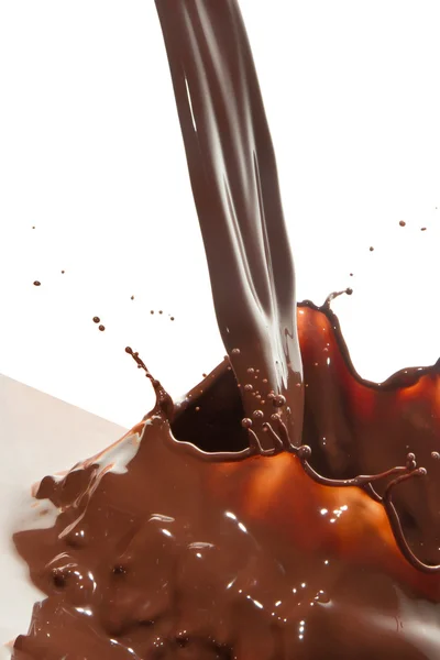 Verter chocolate — Foto de Stock