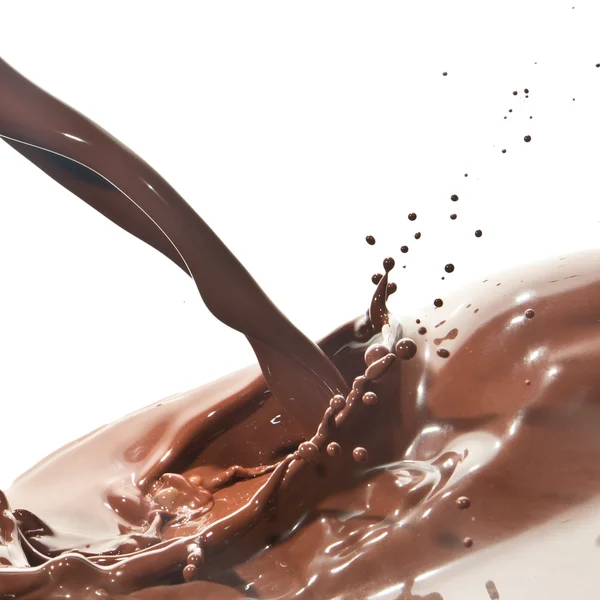 浇注巧克力 — 图库照片