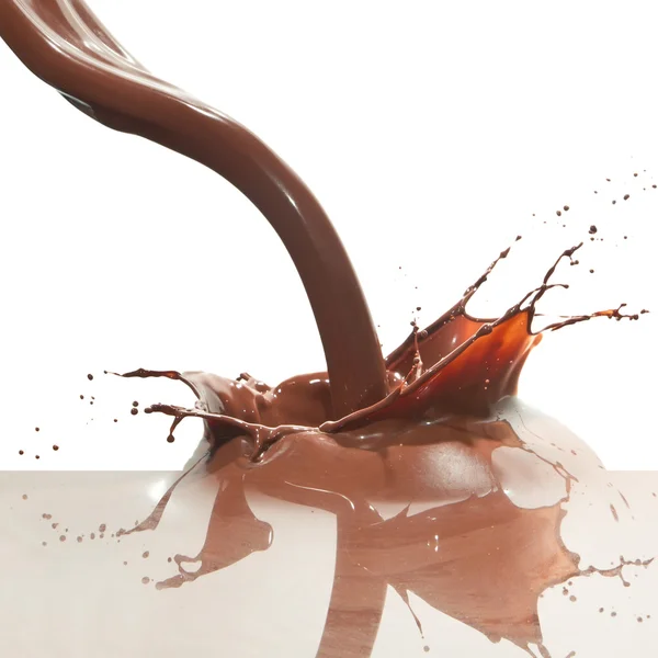注ぐチョコレート — ストック写真