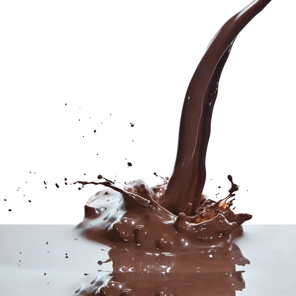 Schokolade gießen — Stockfoto