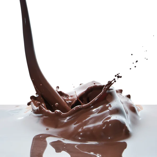 Χύνοντας σοκολάτα — Φωτογραφία Αρχείου
