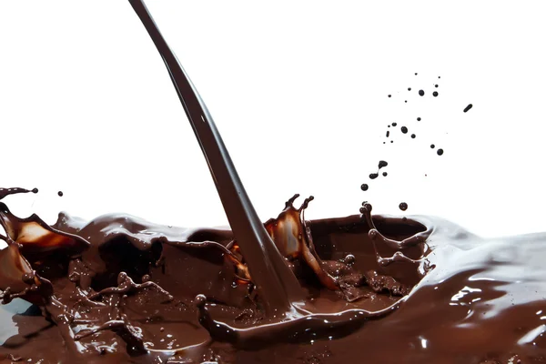 Χύνοντας σοκολάτα — Φωτογραφία Αρχείου