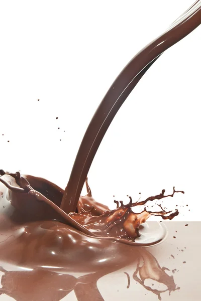 Verser du chocolat — Photo