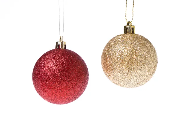 クリスマス ボールと星 — ストック写真