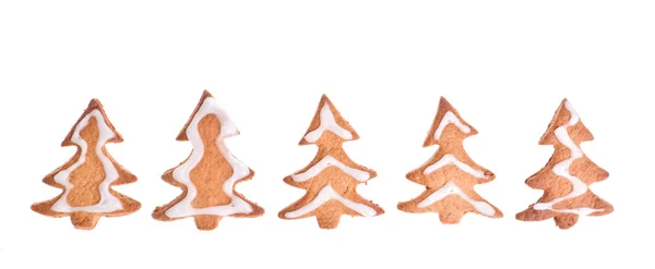 Ingwer-Weihnachtsbäume — Stockfoto