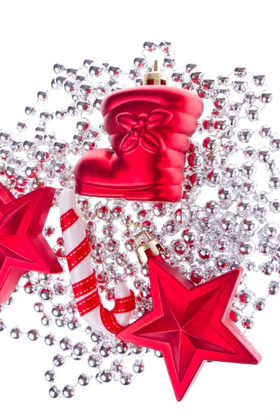 Karácsonyi dekoráció tinsel — Stock Fotó