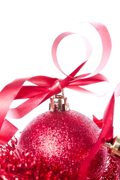 Vánoční koule s pásem karet a kejklířů — Stock fotografie