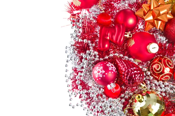 Palle e fili di lame di Natale — Foto Stock