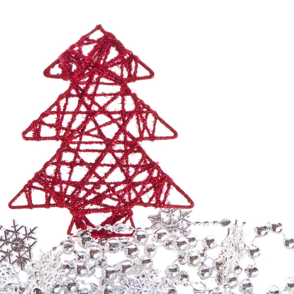 Albero di Natale con fili di lame — Foto Stock