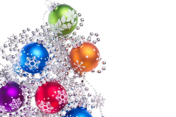 Palle di Natale con fili di lame — Foto Stock