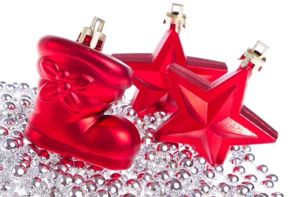 Рождественские украшения из мишуры — стоковое фото