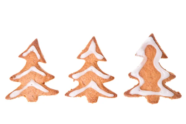Zencefil Noel ağaçları — Stok fotoğraf