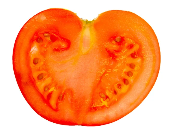 Řez rajčata — Stock fotografie