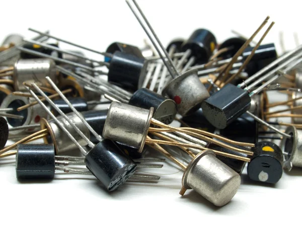 Staré tranzistory — Stock fotografie