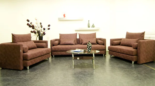 Fabric sofas — Stock Photo, Image