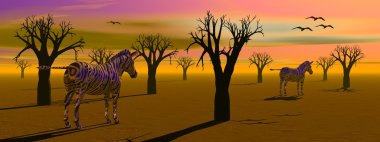 African savannah clipart