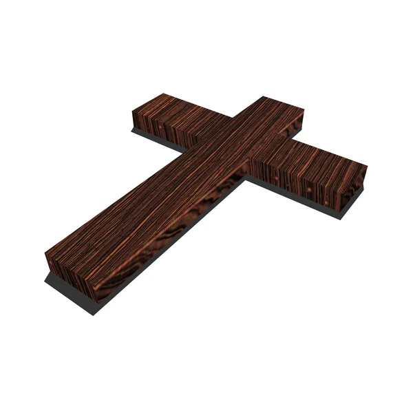 木の十字架 — ストック写真