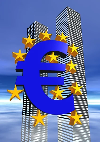 Мощность евро — стоковое фото