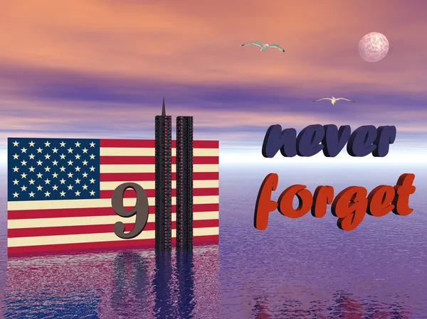 9-11 ξεχάσω ποτέ — Φωτογραφία Αρχείου