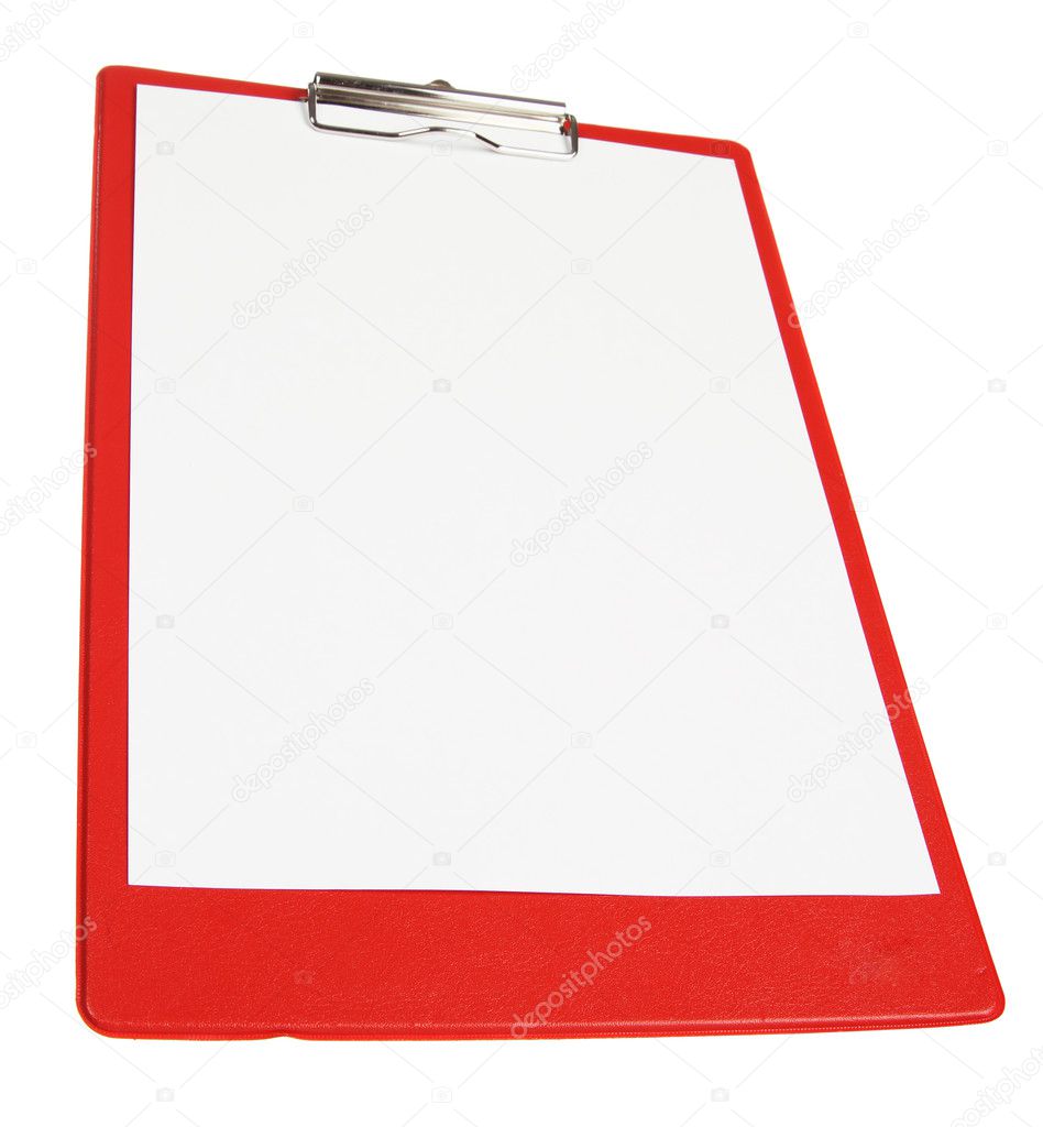 Red paper board