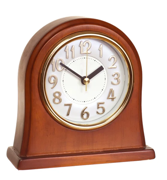 Drewniany zegar — Zdjęcie stockowe
