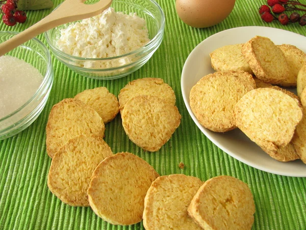 Gluten-free cookies from corn flour — Stock Photo, Image