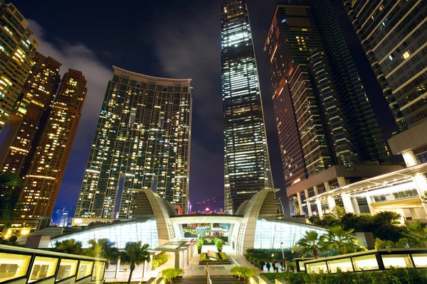 Hong Kong Kowloon skyscrapers — Stok fotoğraf