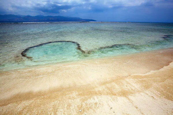 Sand und Korallenstrand — Stockfoto